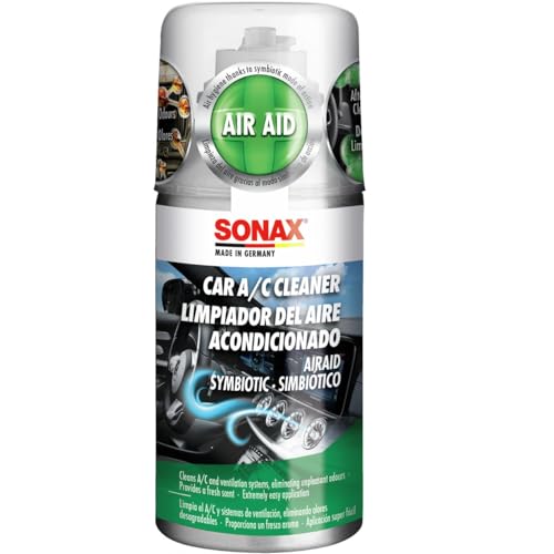 SONAX Limpiador del aire acondicionado AirAid simbiótico (100 ml), elimina los malos olores del aire acondicionado | N.° 03231000-544