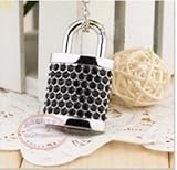 D-CLICK TM 8GB/16GB/32GB/64GB/ Fashion Jewelry Bling Shiny Crystal Diamond pendant USB High speed Flash Memory Stick Pen Drive Disk Necklace (8GB, Black Lock)