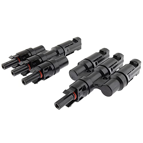 SeKi Y-Connector 3-Way Y Connector/Distributor/Junction sockets for Parallel Connection of Solar modules; Set of 2 Pieces; Solar Panel Parallel Adapter - Image 3