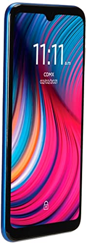 Teléfonos Celulares, Wireless Lanix 10744 Smartphone M9V 6.1' 64GB/2GB Nano Dual Sim Camara 13+2MP/8MP Octacore 1.6 GHz Android 11 Lector de Huella Protector Suave Color Azul