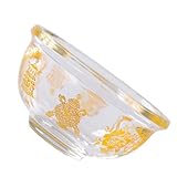 Bol décoratif : l'ornement en cristal ne se décolore pas facilement et peut très bien servir de verre à eau parfumée