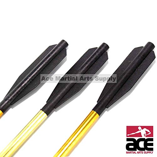 Ace Martial Arts Supply Crossbow Arrows with High Impact Bolts 50-Pounds and 80-Pounds (120 Pieces)