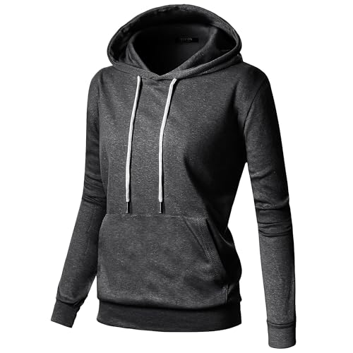 Image of GIVON Basic Lightweight Zip-Up Hoodie Long Sleeve Thin Jacket for Women with Plus Size
