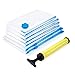 Produktbild XIAOYAO Vakuumbeutel, 6 TLG Set Aufbewahrungsbeutel Reise Vakuum Beutel mit Handpumpe für Reise und Kleidung, Decken, Handtücher