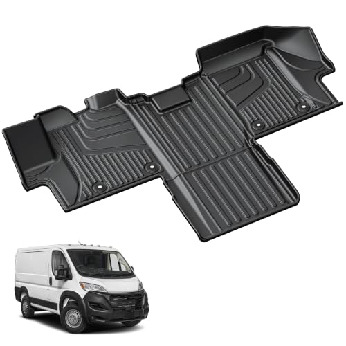 Image of Front Floor Mats Fit for 2018-2026 Ram ProMaster 1500 2500 3500