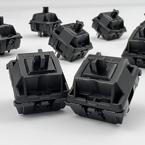 Image of Gateron Oil King V2 Pre-Lubed Smooth Linear Keyboard Switches,10 Pcs | 5-Pin 55gf,60 Million Keystroke Lifespan,Compatible MX Mechanical Keyboards,DIY Custom Mod Parts