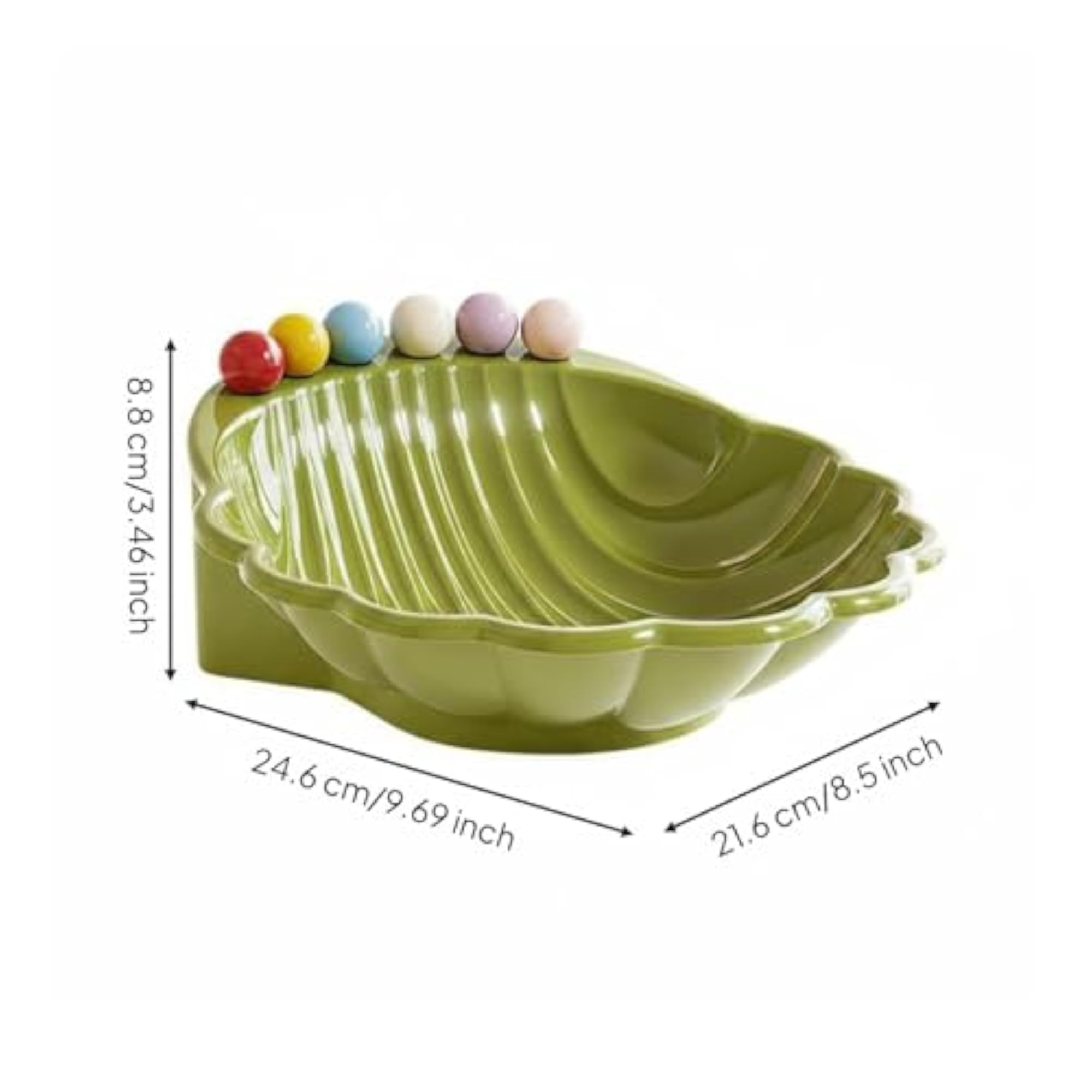 Light Luxury Square Fruit Plate, Easy to Clean Decorative Tray