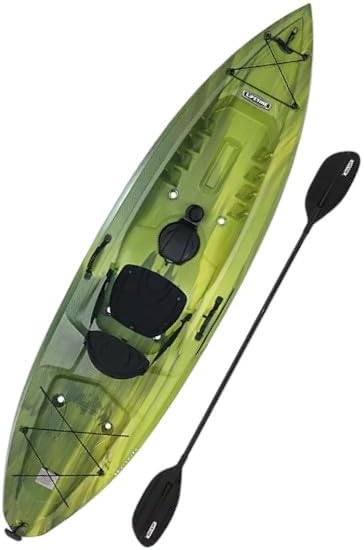 Explore The Waters with Kenai Seated Kayak and Paddle Set Perfect for Your Next Adventure, Green, 91331 Explore The Waters with Kenai Seated Kayak and Paddle Set Perfect for Your Next Adventure, Green, 91331