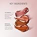JLO BEAUTY That Star Filter Complexion Booster Highlighter & Bronzing Drops, Rose Gold, 1 fl oz, For Body & Face, Makeup Primer with Vitamin E, Lightweight Shimmer Sheer Formula, Dewy, Glowy Skin