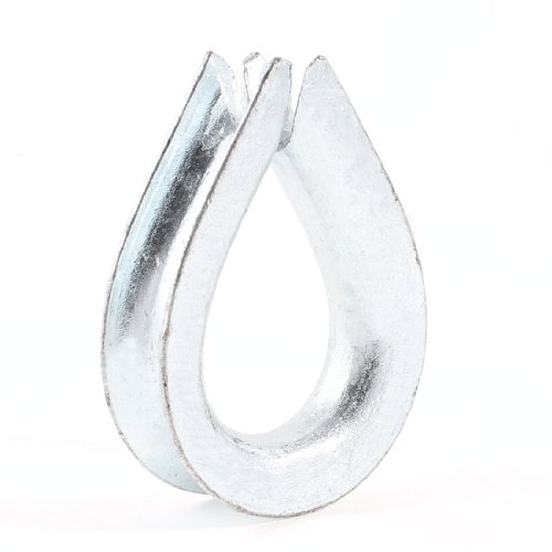 Aexit Attrezzo per attrezzi di sollevamento per ditale con fune metallica 'Metallo zincato 16mm 7/11' ' ID: 458560