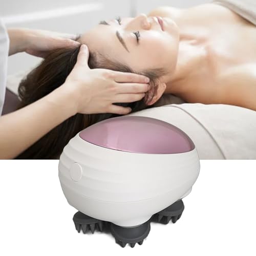 Massageador elétrico do couro cabeludo, recarregável por USB, máquina de massagem relaxante à prova