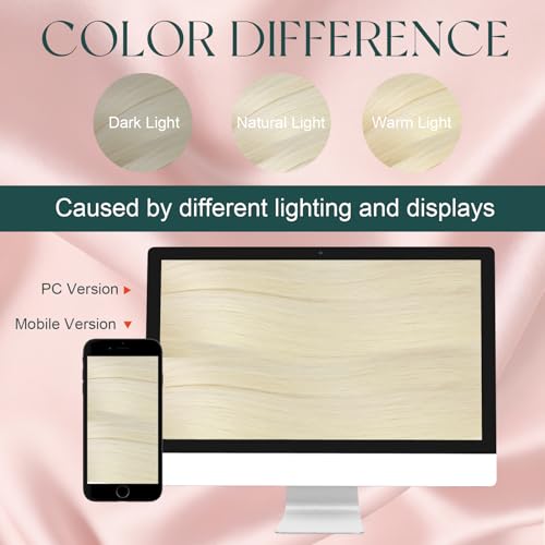 Image of Easyouth Blonde U Tip Hair Extensions Human Hair, 16 Inch U Tips Hair Extensions Human Hair White Blonde, 50G 50S, Lightweight, Ktip Human Hair Extension, for Parties