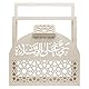 Paxrmuky Beige Holz Gebet Teppich Halter für Gebet Rack Koran Buchständer für Zuhause, Büro für dauerhafte islamische Gebet Matte Organizer