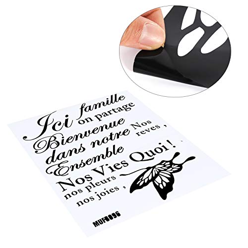 Autocollants muraux deco interieure PVC autocollant 60x74cm