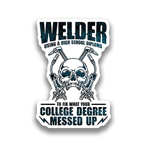 Welder Welding Vinyl Decal Sticker - for Toolboxes, Lockers, Cars, Trucks, Windows, Laptops, Cups...
