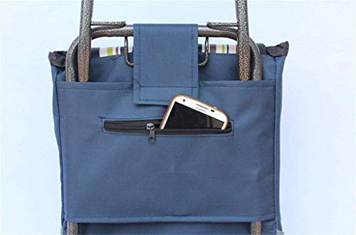 DEE Multifunktions-Einkaufstrolley Treppenwagen/Klappwagen/Tragbarer Zugkarre/Handanhänger/Zugstange/Auto/mit Hocker… – Bild 6