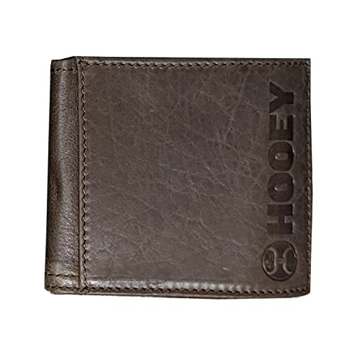 Image of HOOEY Bi-Fold Leather Men's Wallet (Hands-Up - Nomad Print)
