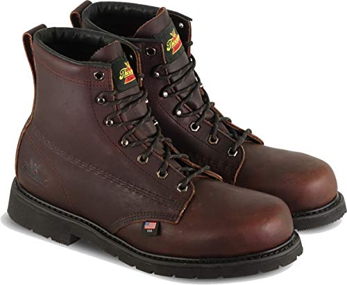 Thorogood 804-3406 Men's Oil Rigger 6 Safety Toe Boot, Black Walnut - 8.5 D(M) US