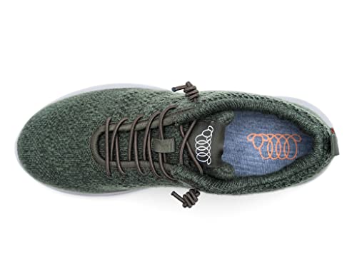 Image of Woolloomooloo Shoe Belmont Unisex Merino Wool Footwear - Slip-On or Lace-Up Sneaker for Comfort, Support, Lightweight, Soft, Moisture Wicking, and Breathability