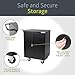 Pearington 32 Device Mobile Charging and Storage Cart for iPads, Chromebooks and Laptop Computers, Up to 13-inch Screen Size, Surge Protection, Front & Back Access Locking Cabinet
