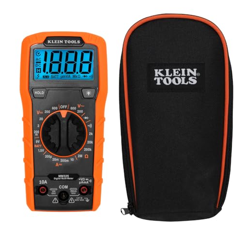 Klein Tools 80196 Digital Multimeter Kit with Case, Manual-Rangin...