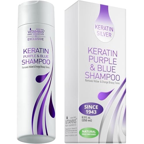 VITAMINS hair cosmetics Keratin Purple Toning Shampoo -