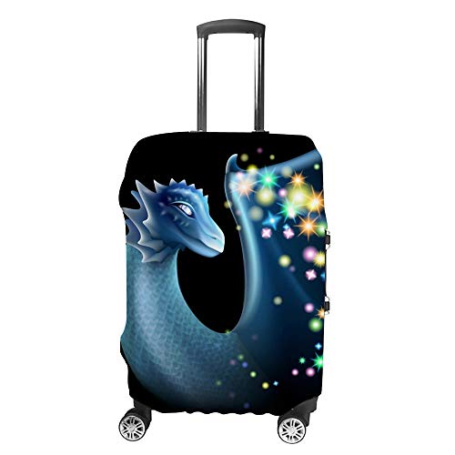 Housse de voyage CHEHONG Dragon Blue protège votre valise de 18 à 32 pouces