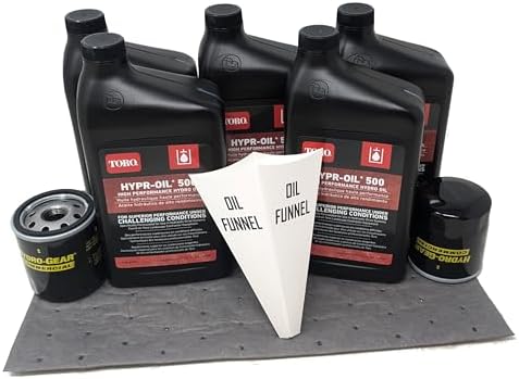 Toro Hypr-Oil 500 5-Quart Hydro Change Kit w/ 2-Filters Replaces Hydro-Gear 72750