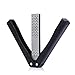 Produktbild Perfectii Messerschärfer, Schwarz Doppelseitig Faltbar Diamant Schleifwerkzeug Schärfstein Schärfschleifstein Abziehstein für Schere Klinge Messer Outdoor Werkzeug
