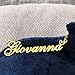 A168A Fuck Custom Name Necklace Customized Personalized Plated Name Necklace for Mother Daughter Christmas New Year Gold