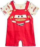 Sous licence officielle Spider-Man, Mickey Mouse, Cars, Winnie l'ourson de Disney : habillez votre fils, petite-fille ou neveu dans un style coloré avec cet ensemble 2 pièces pour bébé garçon Mickey Spider-Man et plus encore. Que vous soyez à la recherche de vêtements pour garçons ou de jeunes enfants, cette grenouillère et t-shirt court transforme le temps de jeu en un plaisir d'aventure Disney et est facile à porter tous les jours en plein air