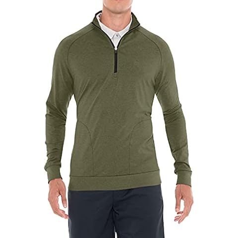 Jacket de golf de manga larga para hombre con Dry Fit y media cremallera Cover