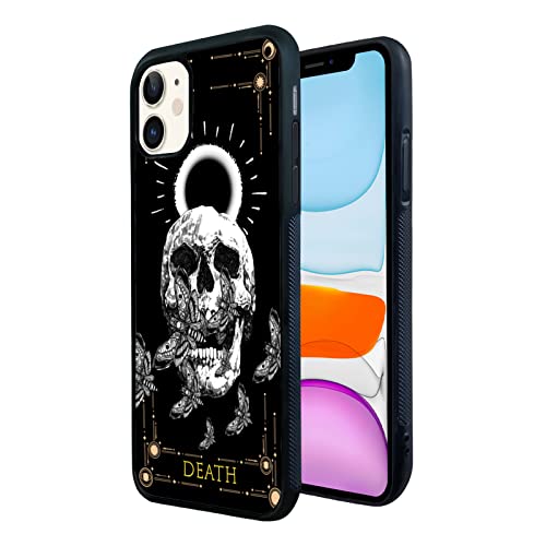 Traday Cool Tarot Phone Case For Iphone 11 Skull Case Tarot Card Designed #TOP2