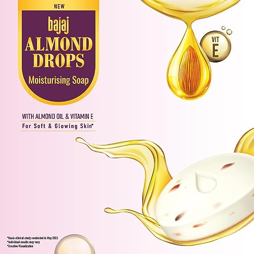 Bajaj Almond Drops Moisturizing Soap 5 X 125g - Image 2
