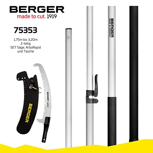 Berger ArboRapid 1.75 Telescópico con Sierra y Bolsa Gris miniatura 2