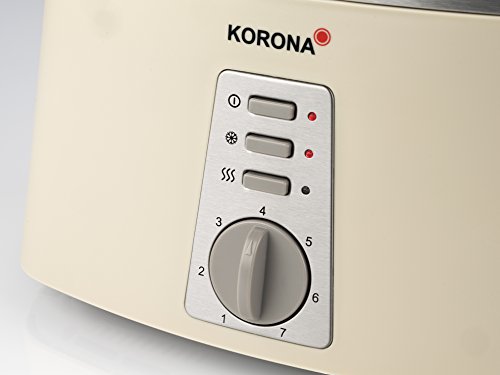 Korona 21205 Toaster, 2 Scheiben, farbig in beige sand-grau, auftauen, rösten, aufwärmen, 920 Watt, Brötchen-Aufsatz… – Bild 3