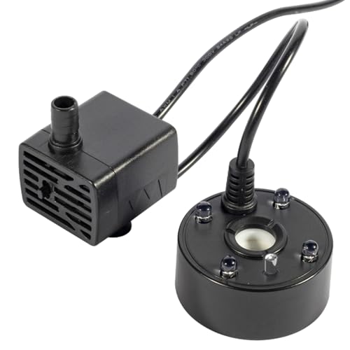 Rechory d'eau | Machine à Brouillard pour étang – Humidificateur d'air à ultrasons, avec lumières LED, Brouillard pour Fontaine d'eau