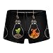 Produktbild Ahdyr Herren Badebekleidung Badehose Verschiedene Glühbirnen Boxer Brief Quick Dry Badeanzüge Boardshorts