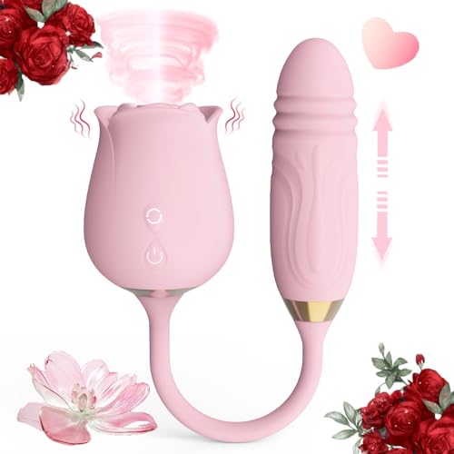 2025 New Roses Shape Sucker for Women Toy Quiet 10 Speed Adult Toys Waterproof Automatic Electric Adult Toys Machine Pleasure Gift-KN6848