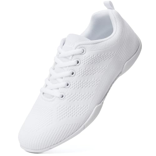 Image of CADIDL Cheer Shoes Women White Cheerleading Dance Shoes