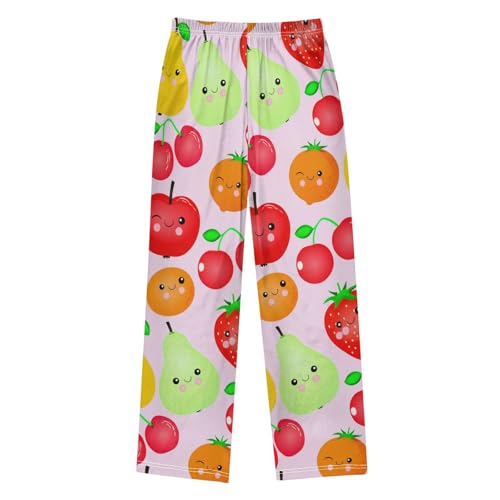 J JOYSAY Cartoon Fruits Collection Pastel Pajamas Pants Soft Long Pajama Bottoms Lounge Sleep Pants Size S-XL2