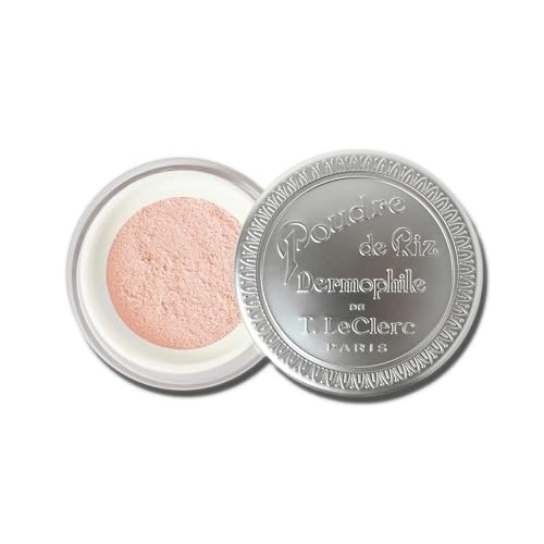 T. LeClerc Loose Facial Powder - Face Makeup Setting Powder Longwear, Blendable Mineral Minimizes Pores & Perfects Skin Tones Blurs Fine Lines Foundation, Concealer, Smoothes, Mattifies (Rose)