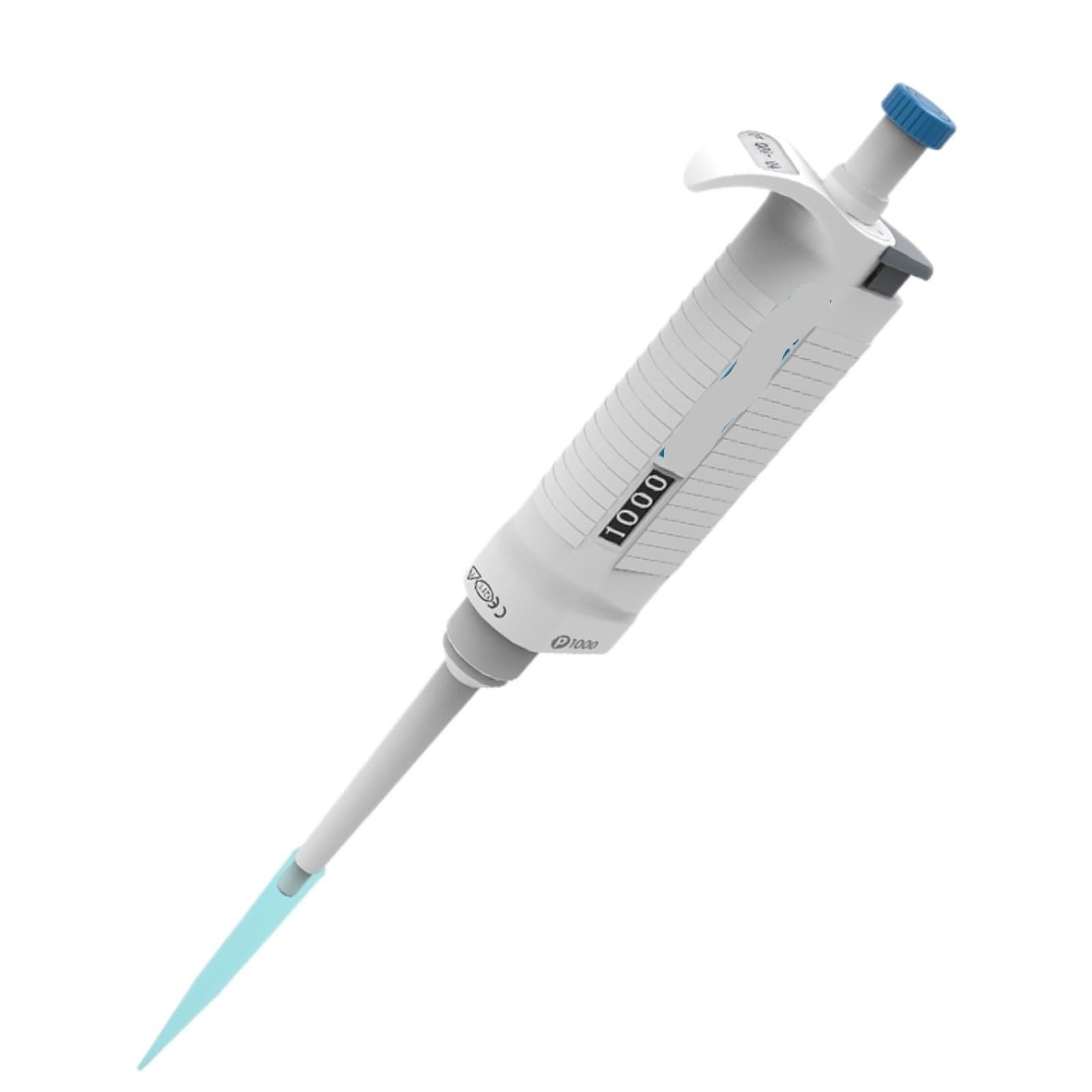 Pipeta de laboratorio Micropipeta digital ajustable Equipo de laboratorio con puntas de pipeta(0.5-5ml)