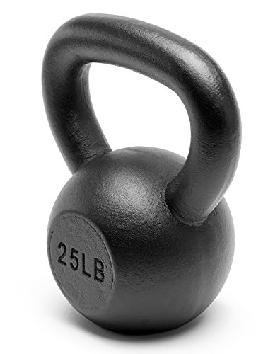 Unipack Powder Coated Solid Cast Iron Kettlebell Weights Set- (5+10+15+20+25 Lbs) #TOP5