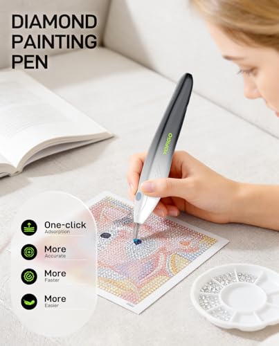 Image of YOFIGO Electric Diamond Painting Pen Rechargeable Drill Pen