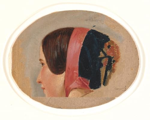Cuadro al óleo de niña con beso para dar un toque clásico y elegante al salón