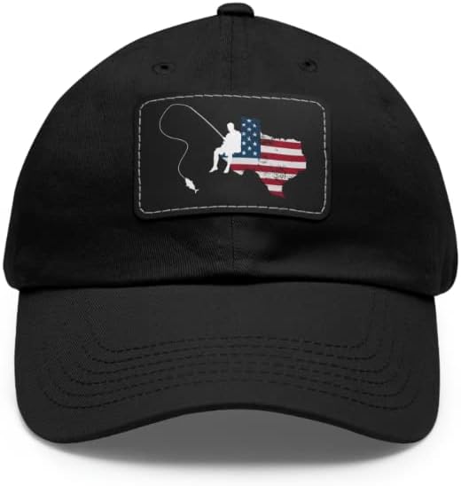 Sombrero de papá de pesca de Texas, jubilación, pescador, pescador, día del padre, orgullo de Texas, bandera de Estados Unidos, 4 de julio,