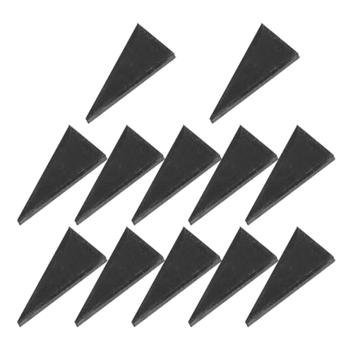 jojofuny Lot de 12 Coins Triangulaires en Acier au Carbone, Petite Taille, Accessoires pour Hache et Marteau, Outil de Travail du Bois, Entretien et Réparation, Usage Extérieur Jardin et