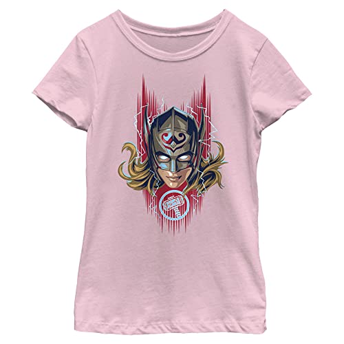 T-shirt Thor fille manches courtes Marvel vêtement enfant Mighty Helmet