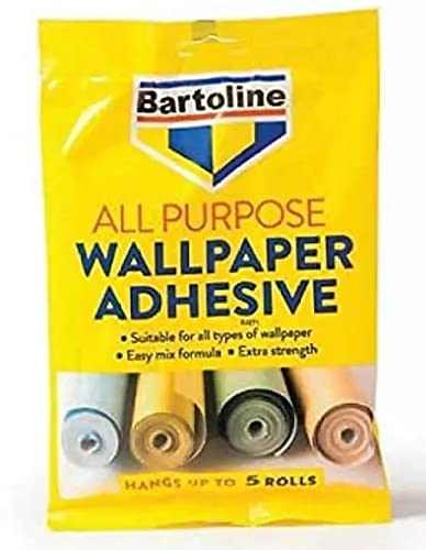EXCEL, WALLCOVERINGS Bartoline All Purpose Adhesive Wallpaper, Yellow (100g)